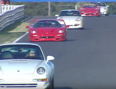 Trackday: Όταν κοντράρονται Ferrari, Porsche, Nissan Skyline R34 GT-R και Lamborghini Diablo SV (βίντεο)